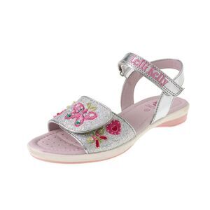 Lelli Kelly LK4472 Silver Glitter ToddlerG sandals 25 NEW